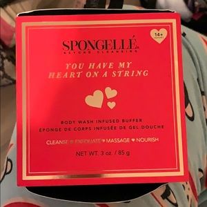 Body wash infused buffer